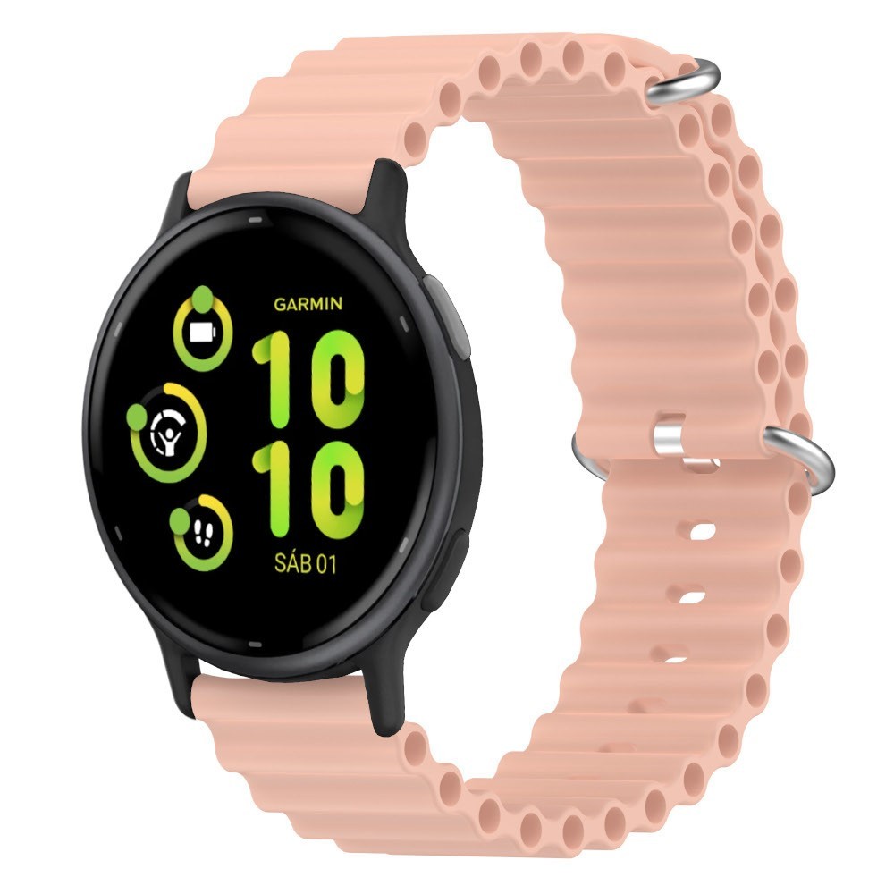 Estuyoya Correa silicona Ocean Garmin Vivoactive 5 rosa