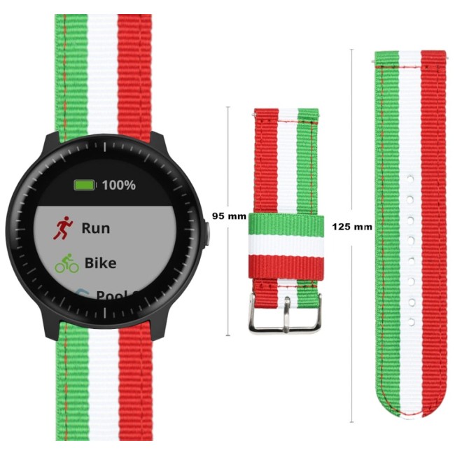 Estuyoya Correa nylon Garmin Vivoactive 5 Italia