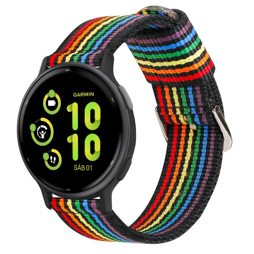 Estuyoya Correa nylon Garmin Vivoactive 5 lgtbi black