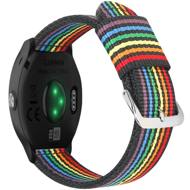 Estuyoya Correa nylon Garmin Vivoactive 5 lgtbi black