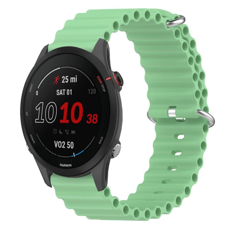 Estuyoya Correa silicona Ocean Garmin Forerunner 255 verde claro