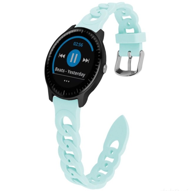 Estuyoya Correa silicona Diseño Cadena Garmin Vivoactive 3 Azul