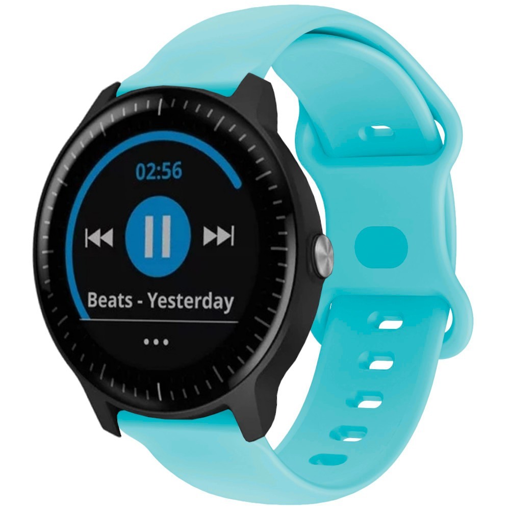 Estuyoya Correa silicona Doble Cierre Garmin Vivoactive 3 Azul Turquesa