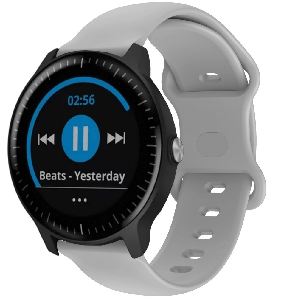 Estuyoya Correa silicona Doble Cierre Garmin Vivoactive 3 Gris