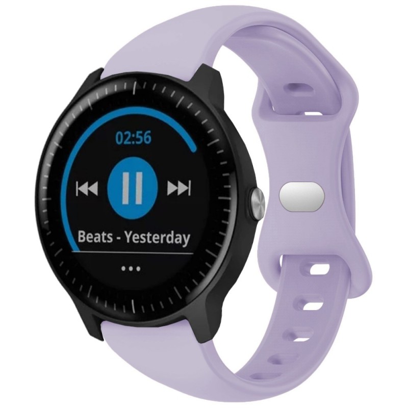 Estuyoya Correa silicona Fina Garmin Vivoactive 3 Lila