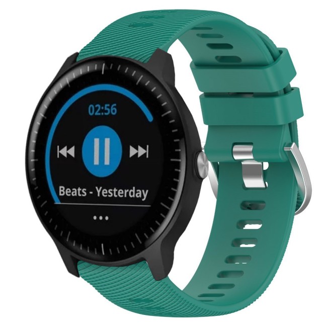 Estuyoya Correa silicona Hebilla Deportiva Garmin Vivoactive 3 Verde