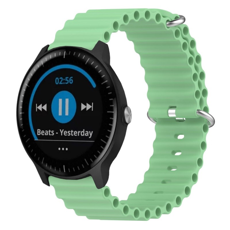 Estuyoya Correa silicona Ocean Garmin Vivoactive 3 verde claro