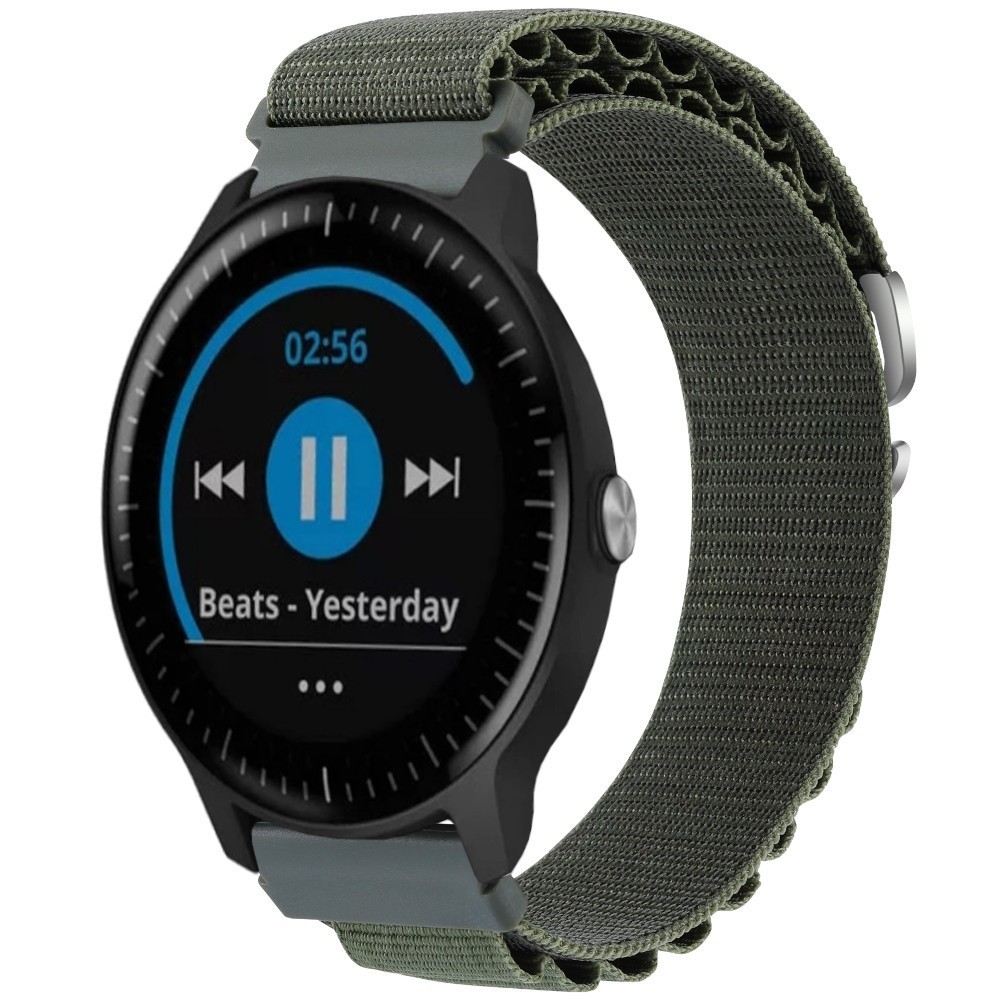 Estuyoya Correa loop nylon Garmin Vivoactive 3 Verde Militar