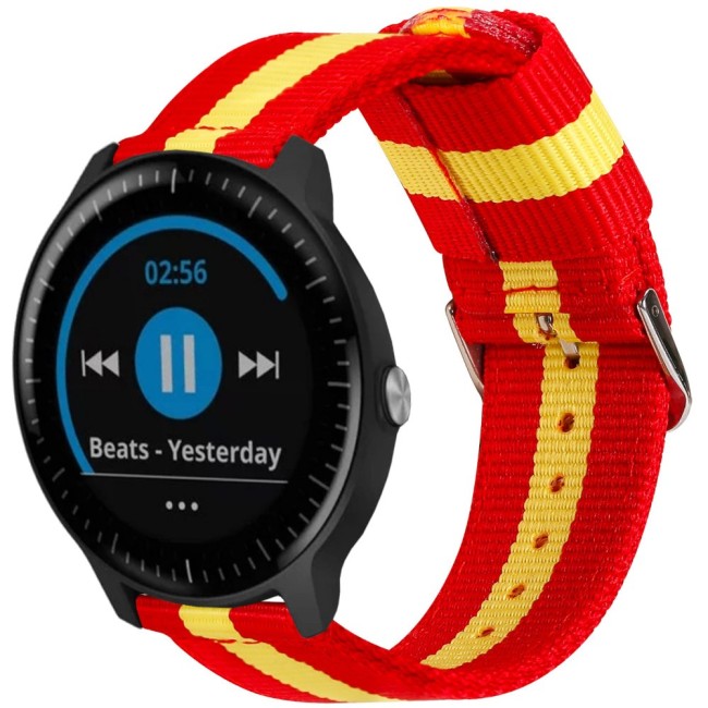 Estuyoya Correa nylon Garmin Vivoactive 3 España rojigualda