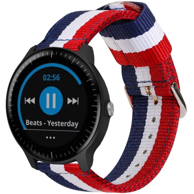 Estuyoya Correa nylon Garmin Vivoactive 3 Francia