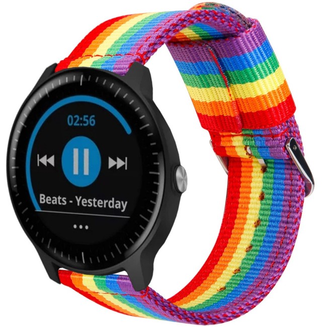 Estuyoya Correa nylon Garmin Vivoactive 3 lgtbi