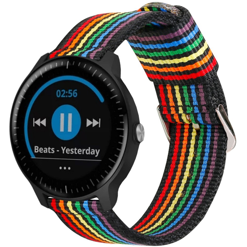 Estuyoya Correa nylon Garmin Vivoactive 3 lgtbi black