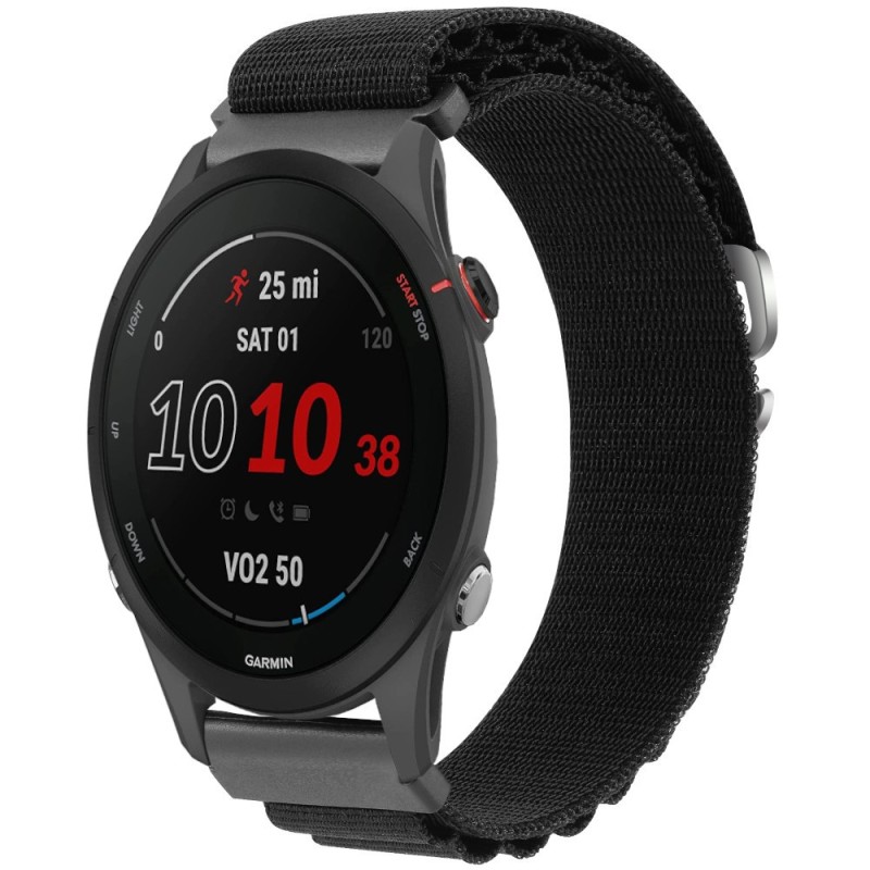 Estuyoya Correa loop nylon Garmin Forerunner 255 Negro