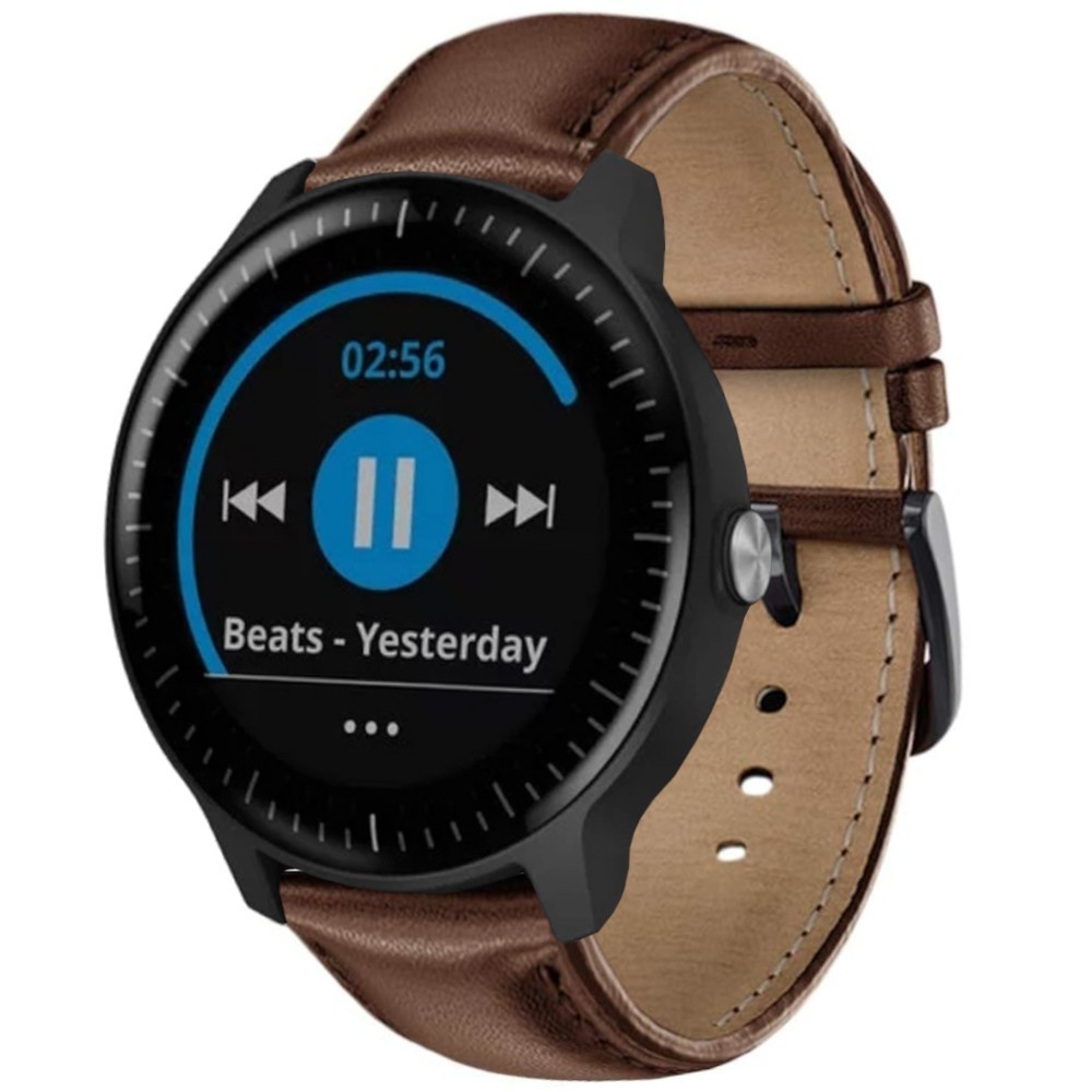 Estuyoya Correa cuero Clasica Garmin Vivoactive 3 marrón