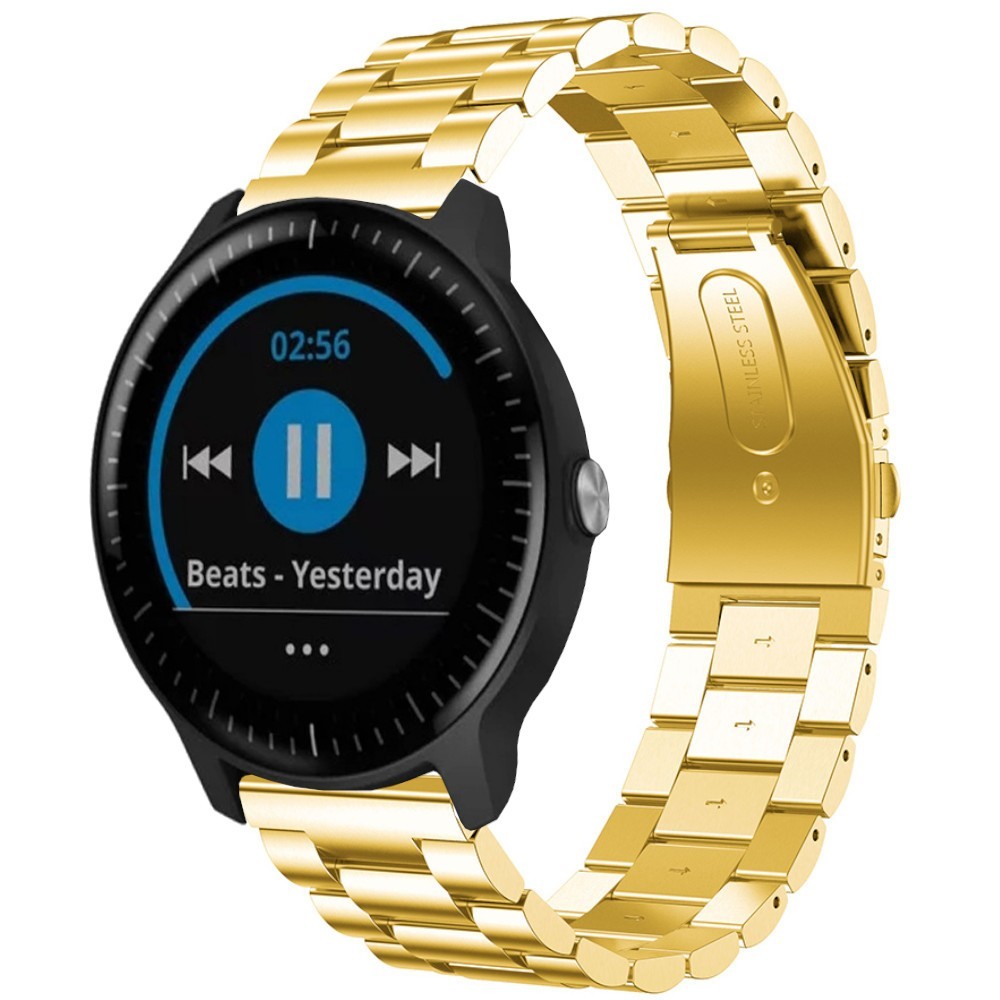 Estuyoya Correa metal acero Garmin Vivoactive 3 oro