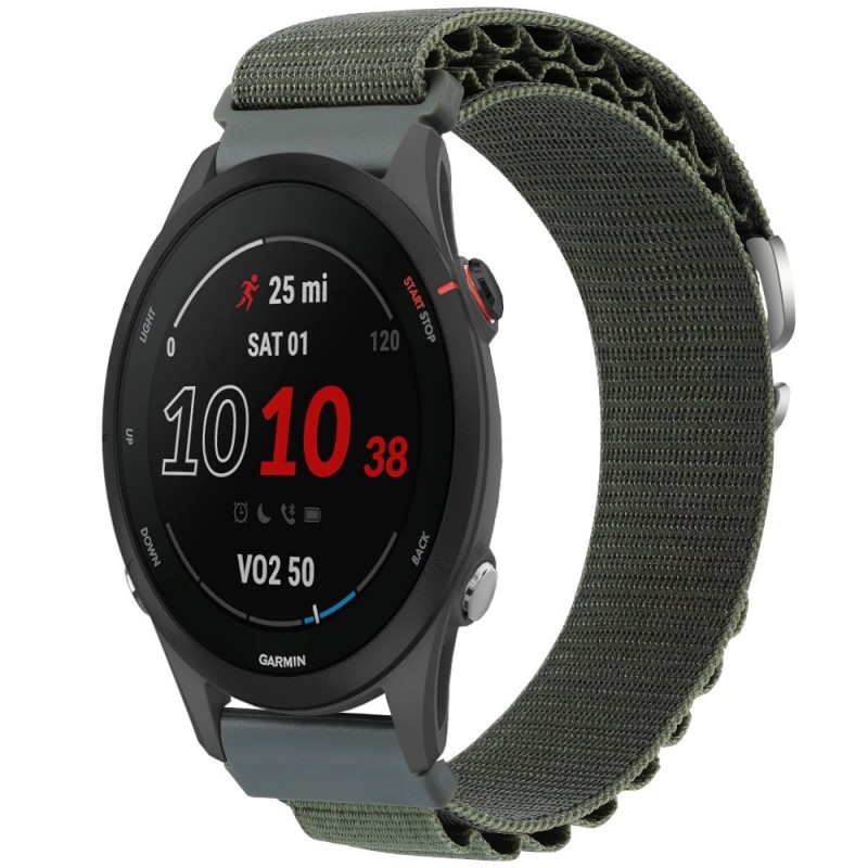 Estuyoya Correa loop nylon Garmin Forerunner 255 Verde Militar