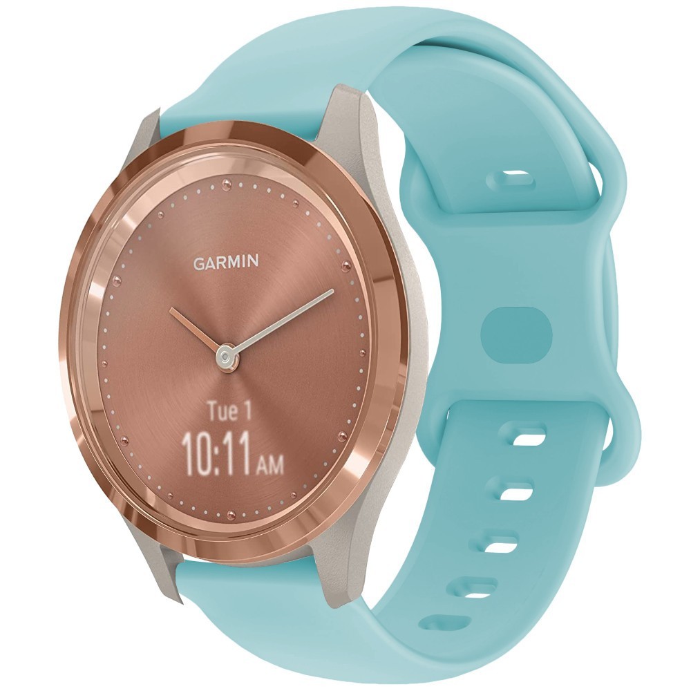 Estuyoya Correa silicona Doble Cierre Garmin Vivomove 3S Azul Claro