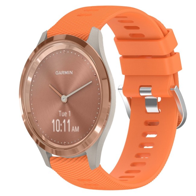 Estuyoya Correa silicona Hebilla Deportiva Garmin Vivomove 3S Naranja