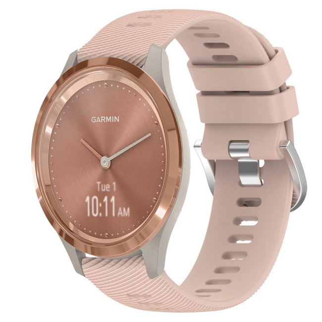 Estuyoya Correa silicona Hebilla Deportiva Garmin Vivomove 3S Rosa