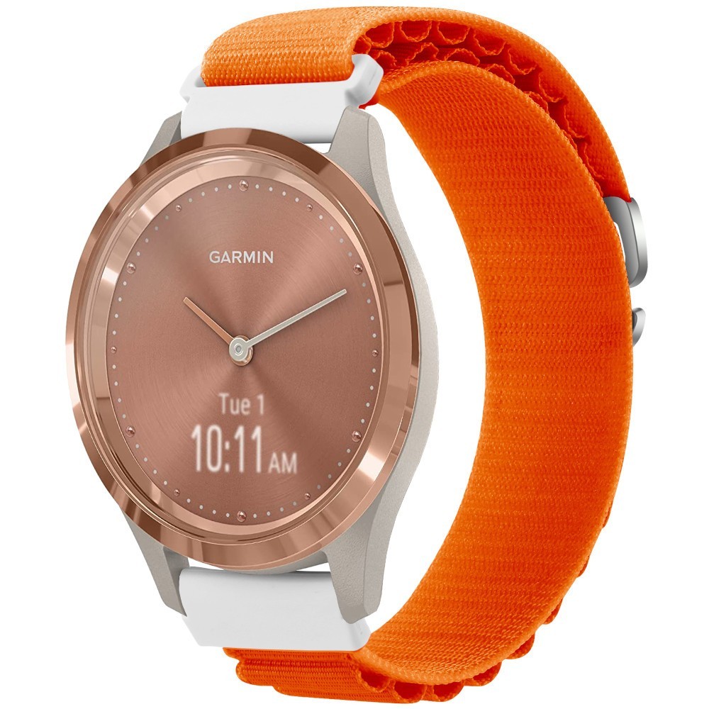 Estuyoya Correa loop nylon Garmin Vivomove 3S Naranja