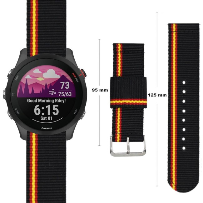 Estuyoya Correa nylon Garmin Forerunner 255 España lineblack